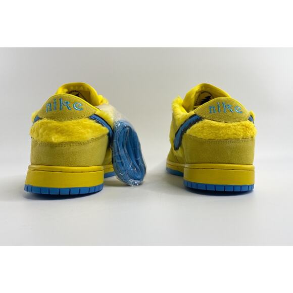Nike Dunk Low SB x Grateful Dead Yellow Dancing Bears Jam Band Fuzzy Size 10.5 main image 2